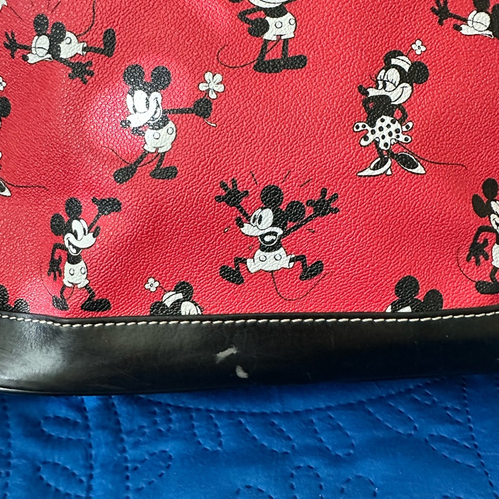 Dooney & Bourke Red Mickey Mouse Satchel DISNEY RETIRED - Picture 3 of 5